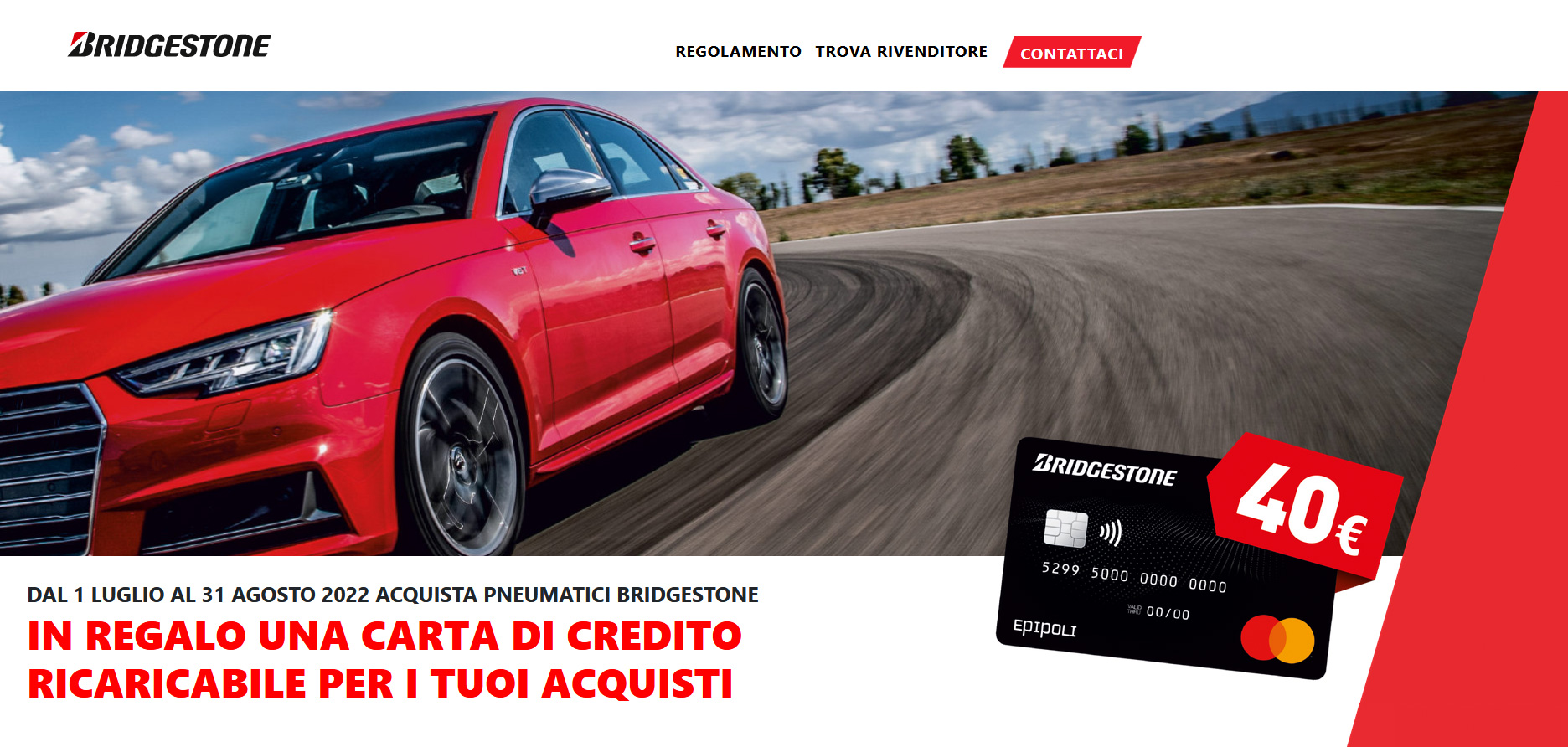 offerta estate 2022 bridgestone